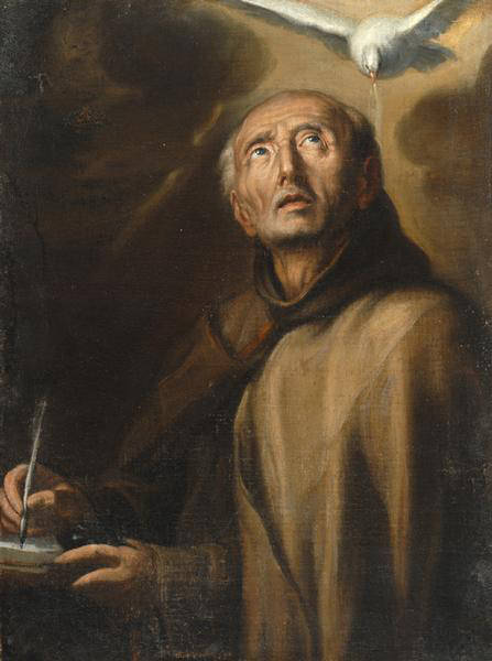 Saint Peter of Alcántara, artist unknown. From the collection of
National Inventory of Continental European Paintings at the Bowes Museum, Barnard Castle.